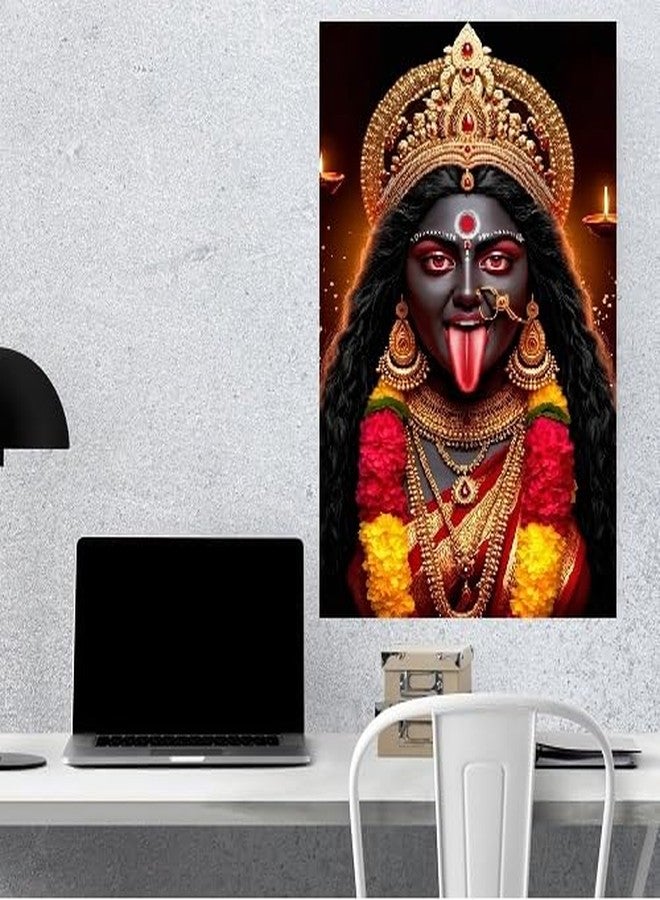 Fliptic Hindu Goddess Maa Durga Maa Kali Photo Poster | Room Decoration | | Unframed : Size “12 X 18 Inches, 300 GSM Paper, Pack of 1 - Image 3