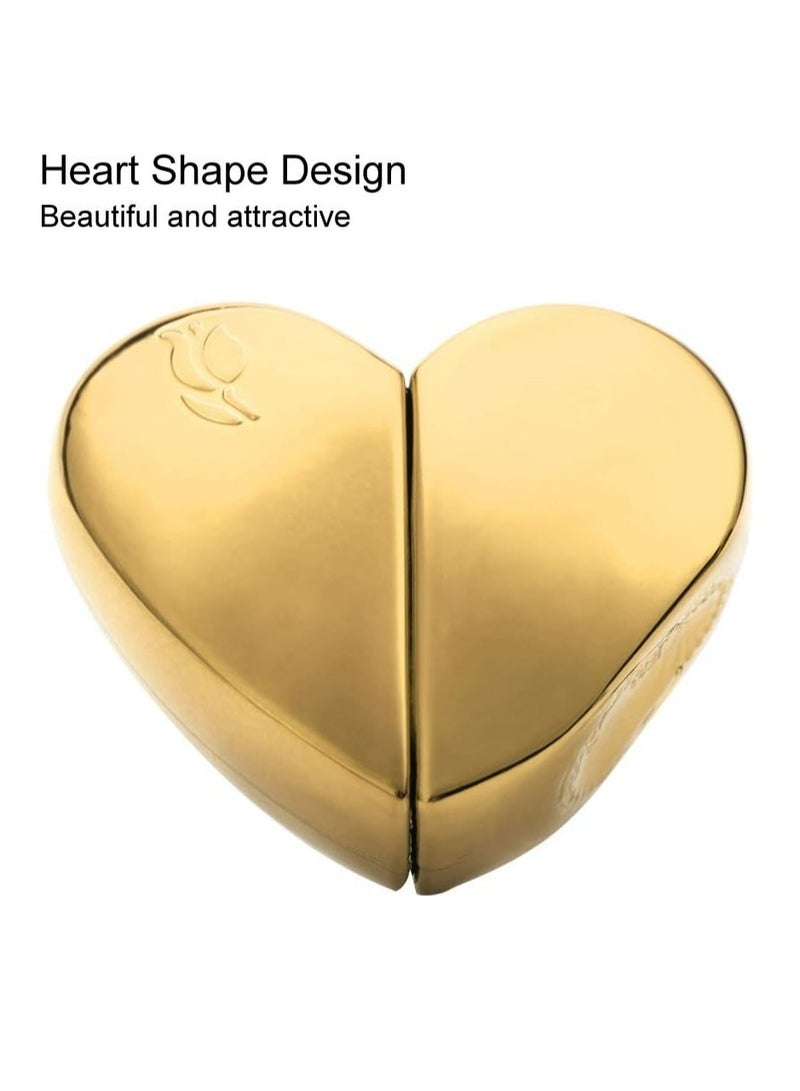 Generic Heart Shaped Perfume Bottles with Spray Refillable Empty Perfume Atomizer for Women, 30ml(Gold) - Image 4