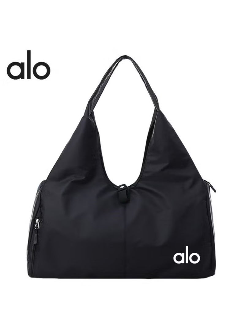 ALO YOGA Outdoor Travel Leisure Handbag Fitness Yoga Shoulder Bag Men's and Women's Large Capacity Shopping Tote Bag