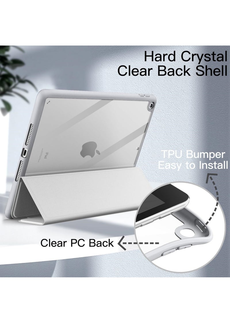 روك بو حافظة لجهاز iPad مقاس 9.7 بوصة (الجيل السادس/الخامس 2018/2017) مع حامل قلم شفاف وغطاء خلفي شفاف وحامل رفيع وغطاء لوحي مقاوم للصدمات مع خاصية الإيقاظ/السكون التلقائي - Image 3