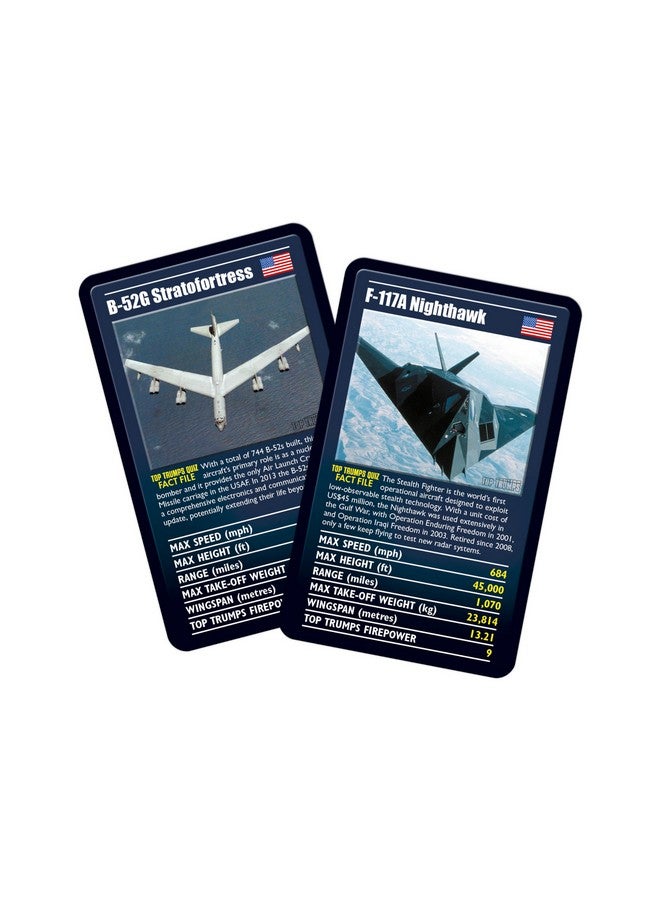 Top Trumps Top Trumps Card Game Ultimate Military Jets - Family Games for Kids and Adults - Learning Games - Kids Card Games for 2 Players and More - Kid War Games - Card Wars - for 6 Plus Kids - Image 4