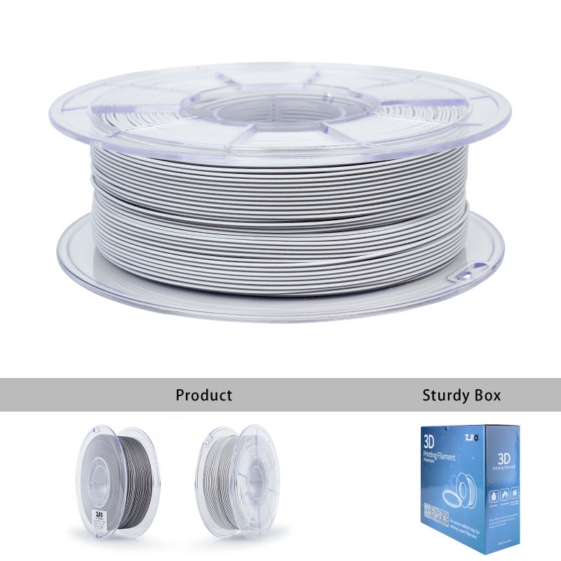 ZIRO SHADOW Tri-color Matte PLA Filament 1.75mm 1kg/2.2lb Spool, - Image 5