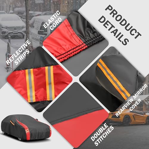 MBLCOOVERS Car Cover Automobiles Waterproof All Weather for for Sports Coupe,Universal Fit Mazda Miata/MX-5, BMW Z3, Honda S2000, Chrysler Crossfire, Saturn Sky, Pontiac Solstice etc.(See Size Chart) - Image 2