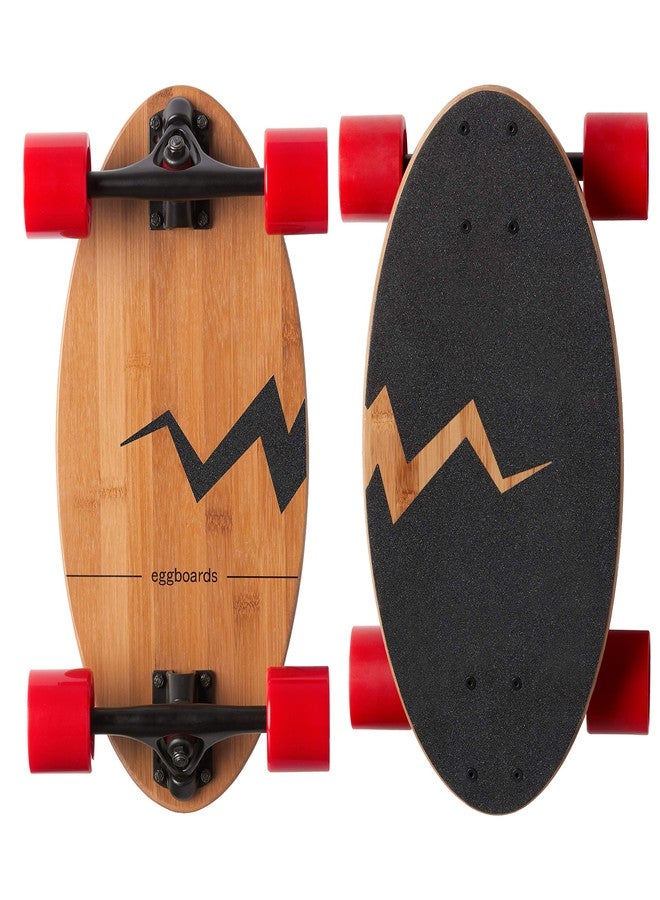 Eggboards Mini Longboard Cruiser Skateboard Complete - Image 1