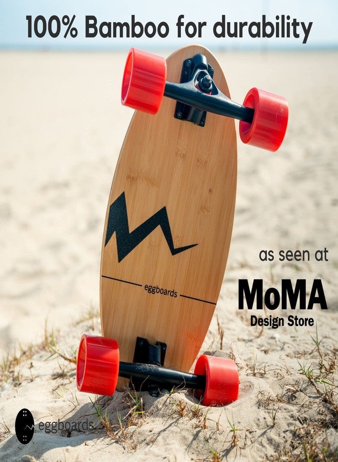 Eggboards Mini Longboard Cruiser Skateboard Complete - Image 5