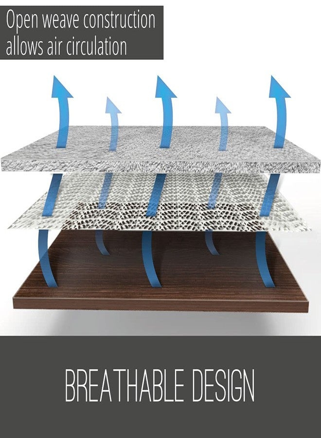 Ninja Rug Gripper Pad for Hardwood Floors, 3x5 FT, Slip Resistant Grip Pads for Hard Surfaces, Adds Cushion Under Carpet and Maximum Protection, Keeps Area Rugs and Carpets Safe and in Place on Floor - Image 3