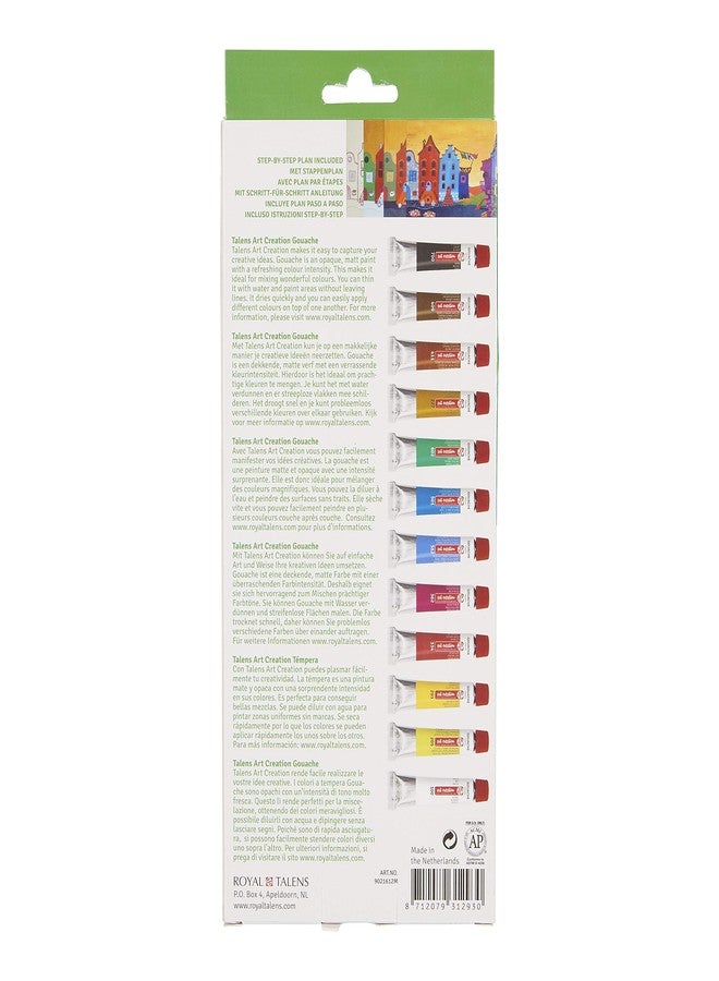 Talens ROYAL TALENS Art Creation Artists' Colours, 12x12ml, Gouache - Image 2