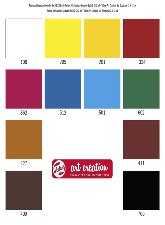 Talens ROYAL TALENS Art Creation Artists' Colours, 12x12ml, Gouache - Image 4