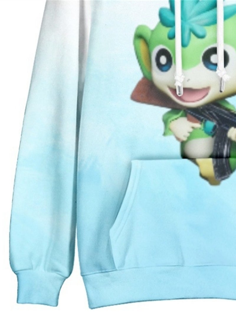 Palworld Phantom Beast Palu Animation Printed Hooded Sweatshirt for Adults and Children - Image 4