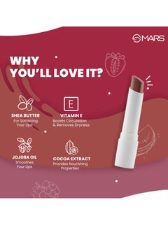 Mars MARS Aqua Splash Tinted Lip Balm Enriched with Shea Butter 3.0 gm 08 WATERMELON  - Image 2