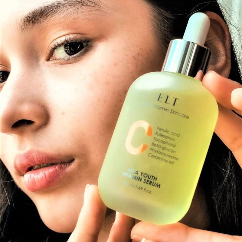 ELT Vita Youth Vitamin C Face Serum 1.69fl.oz.(50ml) -Korean Ferulic Acid, Beta-Glucan - Skin Brightening, Anti-Aging, Dark Spot Remover - K-Beauty Skincare (Pack of 1) - Image 4
