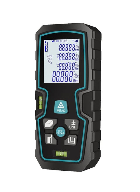 INKBIRD Laser Distance Meter 50M Laser Measure 10 Sets Data Storage M/in/Ft Unit Switch Backlit LCD Measure Distance Area and Volume Class 2M II Battery Included