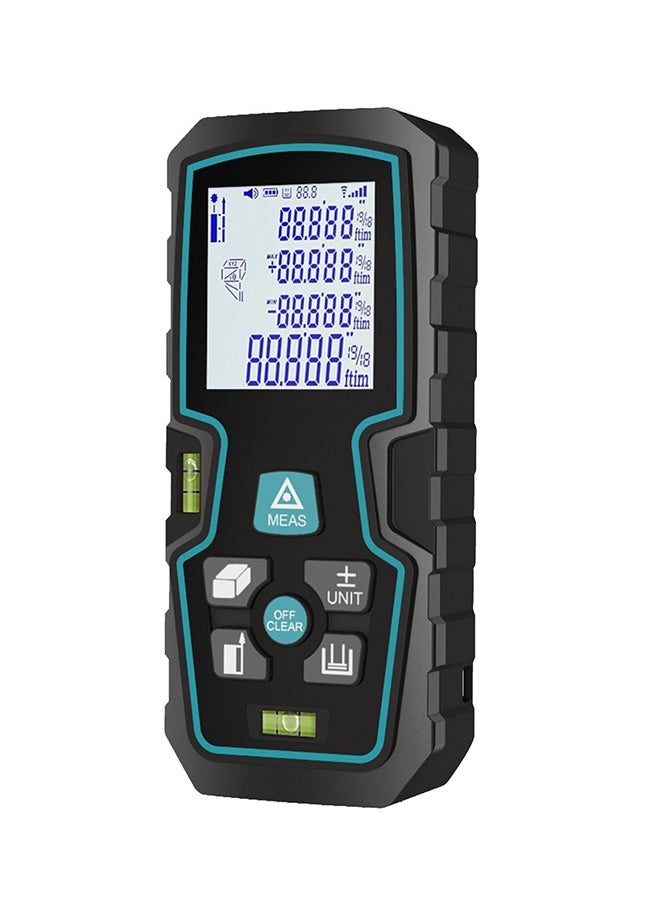 INKBIRD INKBIRD Laser Distance Meter 50M Laser Measure 10 Sets Data Storage M/in/Ft Unit Switch Backlit LCD Measure Distance Area and Volume Class 2M II Battery Included  - Image 1