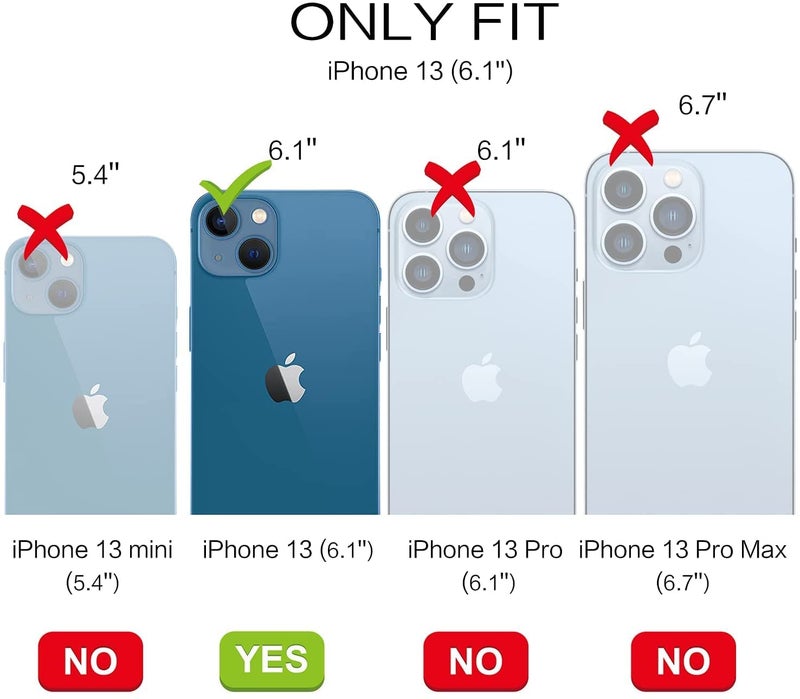 Elzzi غطاء مايكروفايبر مزخرف متوافق مع غلاف آيفون 13 وسادة سائلة من السيليكون الناعم المطاطي حالات الهاتف غير قابلة للانزلاق غطاء حماية كامل الجسم مضاد للصدمات 6.1 بوصة، أحمر - Image 2