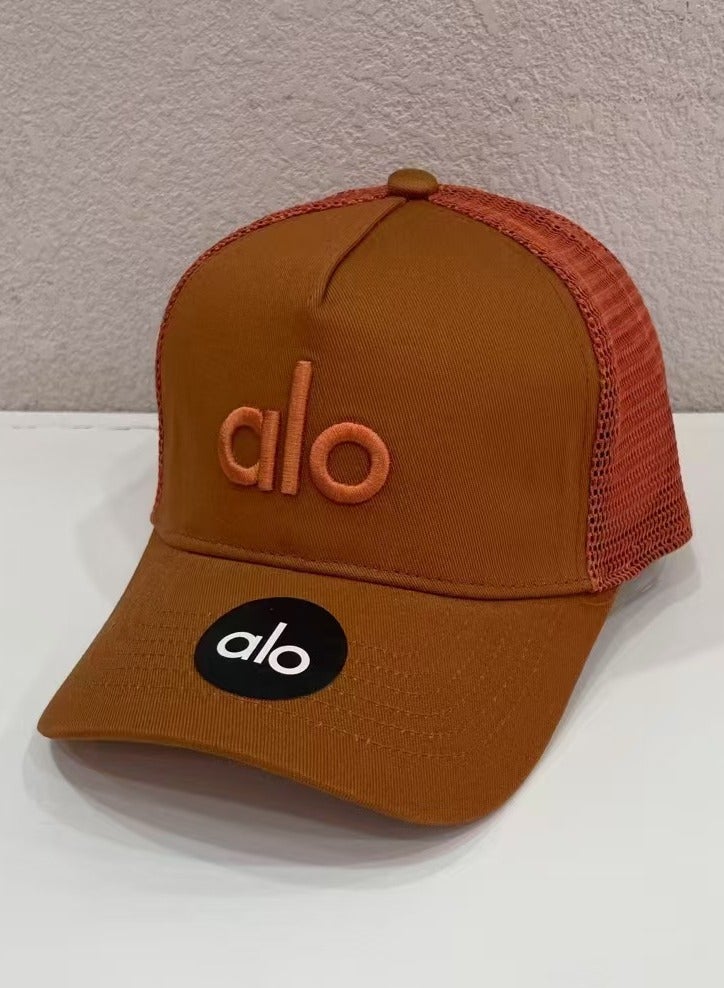 alo Alo embroidered lettering mesh baseball cap