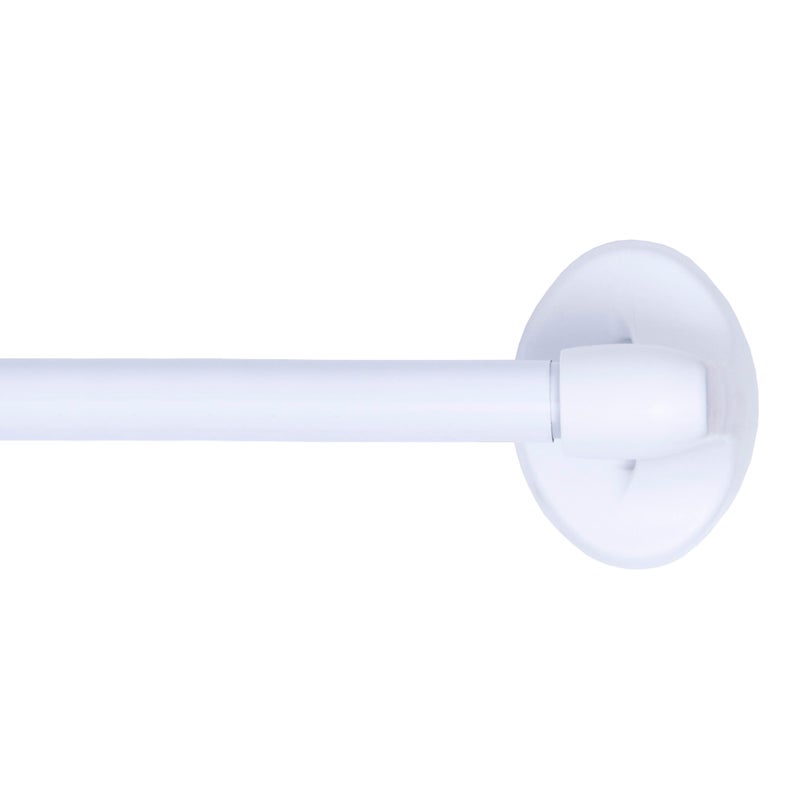 Kenney Magnetic Curtain Rod for Metal Doors or Metal Surfaces No Drill Curtain Rod Adjustable Magnetic Rod MultiUse Design 1628 inch Window Privacy Drapery Rods Appliance Rods White Finish