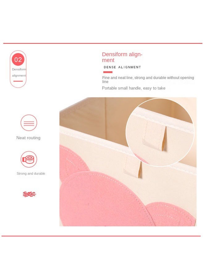 Generic - Lion Pattern Fabric Toy & Clothes Storage Bin for Kids, Large Household Storage Box - Image 1