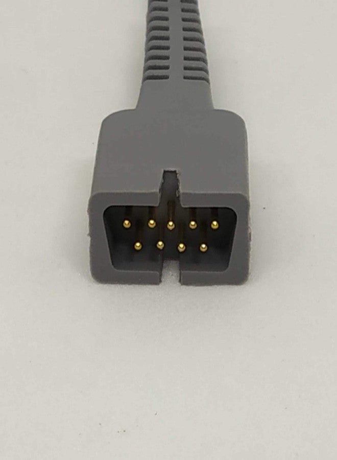 Biometric Cables SpO2 0.9 m Probe Compatible with Nellcor-DS100A (Oximax)/L&T (Planet50N/60/40) Adult Flex Rubber Type (Grey) - Image 2