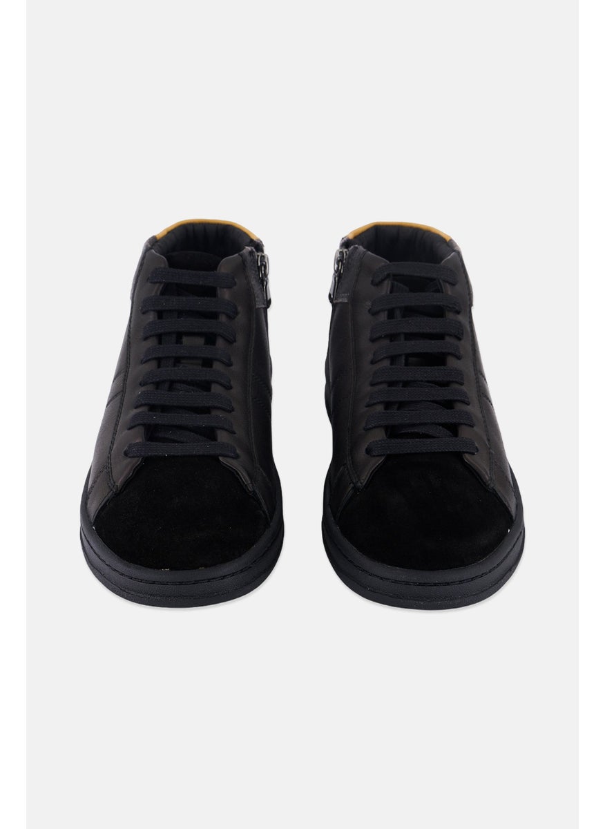 GEOX Men U Magnete H Lace Up Casual Shoes, Black  - Image 4