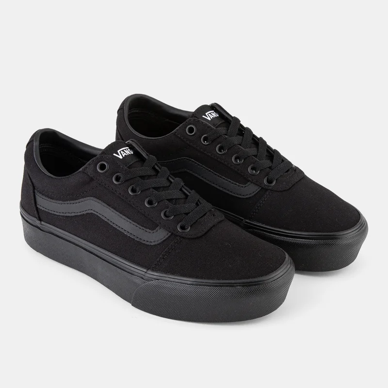 VANS Black Women's Ward Platform Shoes  | Best Price UAE