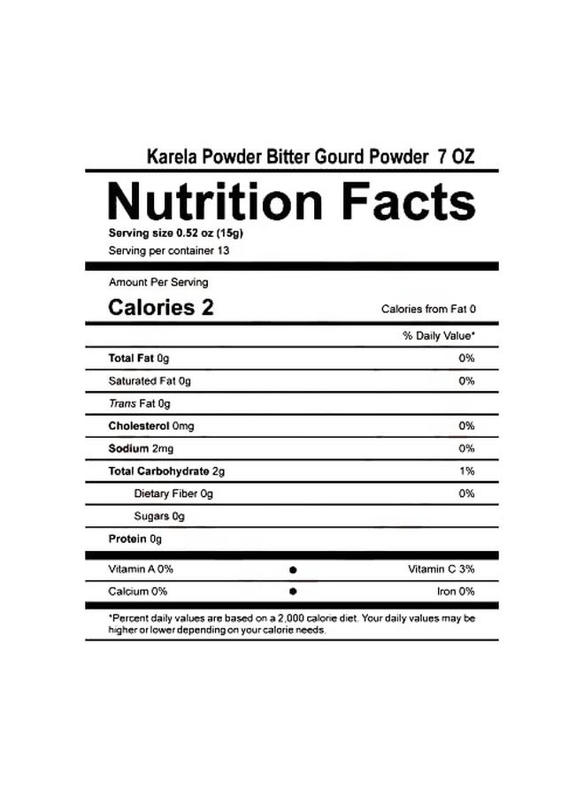 Yuvika مسحوق يوفكا كاريلا - مومورديكا تشارانتي - مسحوق القرع المر (200 جرام) - Image 5