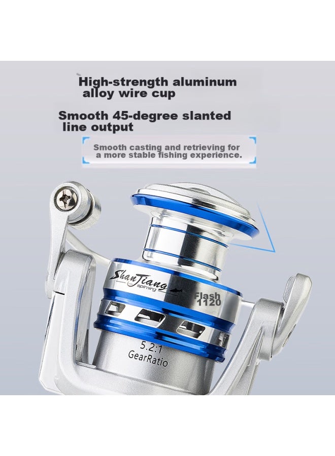 Gw 2000 Micro-shallow Line Cup Flashing Second Generation Spinning Reel, Fishing Reel Reel, Sliding Reel, Fishing Tackle - Image 3