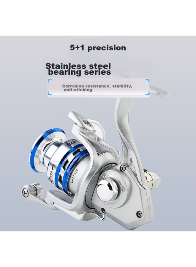 Gw 2000 Micro-shallow Line Cup Flashing Second Generation Spinning Reel, Fishing Reel Reel, Sliding Reel, Fishing Tackle - Image 2