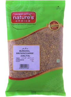 Nature's Choice Natures Choice Burghol Brown Coarse (Daliya) 1 Kg  - Image 1