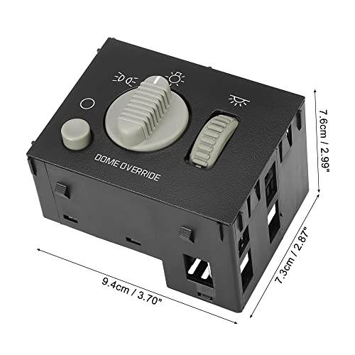 PANNUOSCS Headlight Switch Compatible with 1999-2002 Chevy GMC Vehicles - Avalanche Suburban 1500 2500 Silverado Sierra1500 2500 3500 Yukon XL1500 XL2500 Replaces#15755595 1738843 D1534G DS968 - Image 2