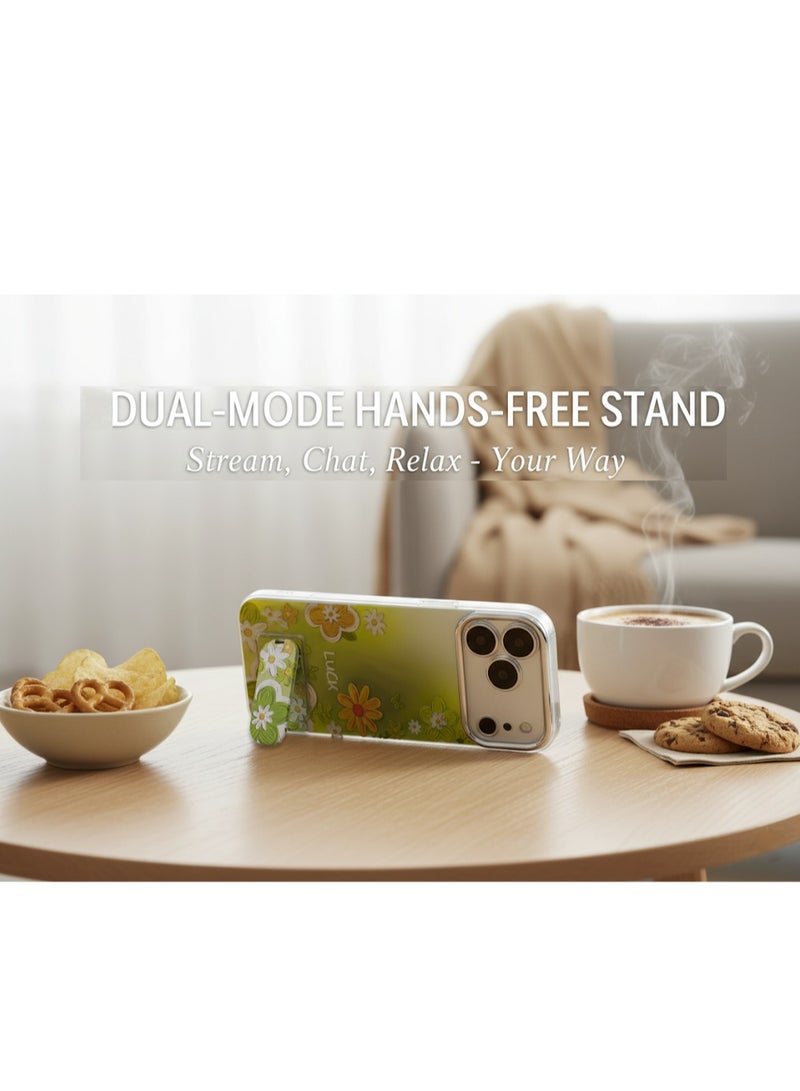 iPhone 17 Pro Case for Girl and Women, Shockproof Protective Phone Case & oil painting Flower Floral Design, Aesthetic Cute Girly Cover with stand holder from Extraordinary Designer for Women and Girl - Image 4