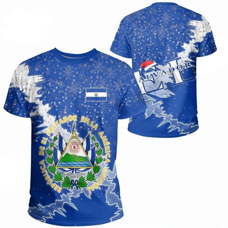 Temu Xiyin 3D Digital Printing Men'S Crewneck Short-Sleeved T-Shirt - Image 4
