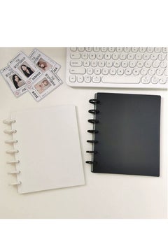 Generic Photocard Binder 3 Inch Photocard Holder Book Sleeves with 30Pcs Inner Pages Idol Album Business Cards Collect 6 Ring Photo Protectors hold 240 Cards  - Image 2