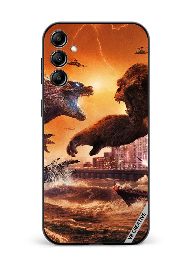 VR CREATIVE Protective Case Cover For Samsung Galaxy M14 Godzilla Vs Kong Design Multicolour - Image 1