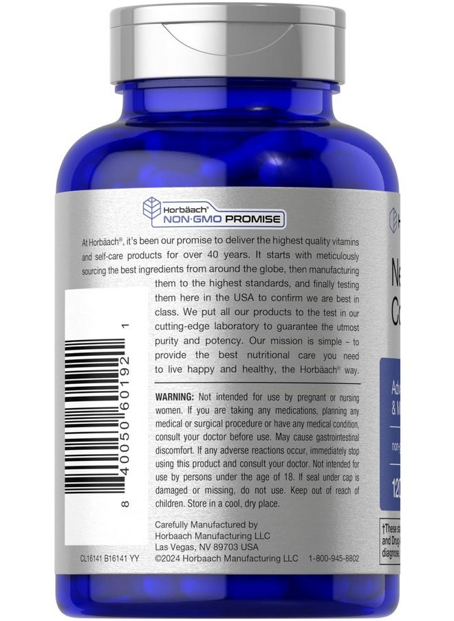 Horbaach - Horbäach Brain Supplement | 120 Capsules | with Phosphatidylserine & DMAE | Advanced Formula for Memory, Focus, Clarity | Vegetarian & Gluten Free | Neuro Support - Image 1