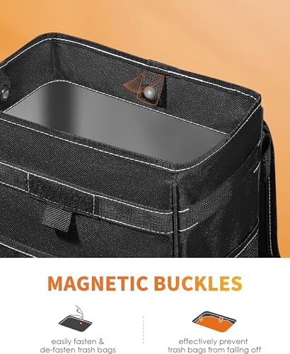 HOTOR Car Trash Can - Leak-Proof Car Organizer and Storage Bag for The Back/Front/Console of Any Cars,Sedans, SUVs & Trucks Easy-to-Install Car Accessory Interior - Image 3
