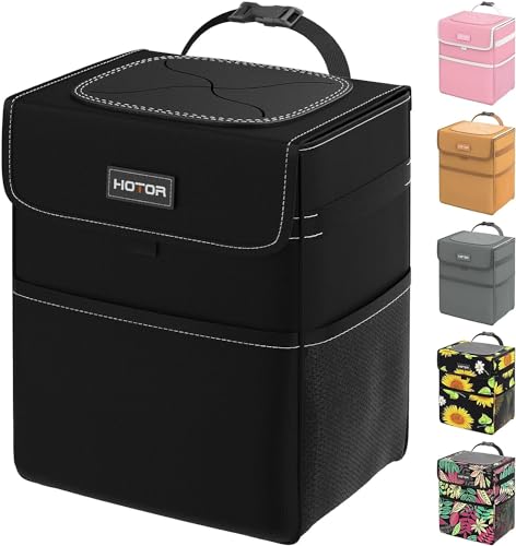 HOTOR Car Trash Can - Leak-Proof Car Organizer and Storage Bag for The Back/Front/Console of Any Cars,Sedans, SUVs & Trucks Easy-to-Install Car Accessory Interior - Image 1