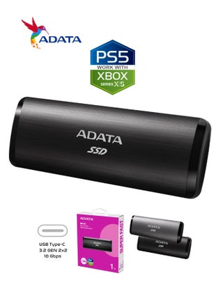 SE760 1TB External SSD | Compatible with PS5 XBox Solid State Drive USB Type-C 3.2 Gen 2 | Black - pzsku/Z0ADDC630FE3F72EDB01BZ/45/_/1732782510/4d25feaf-4b85-491d-a634-173b0dfa5175