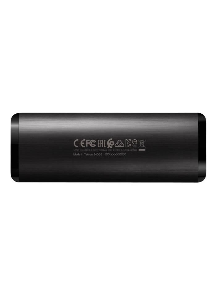 ADATA - SE760 1TB External SSD | Compatible with PS5 XBox Solid State Drive USB Type-C 3.2 Gen 2 | Black - Image 1