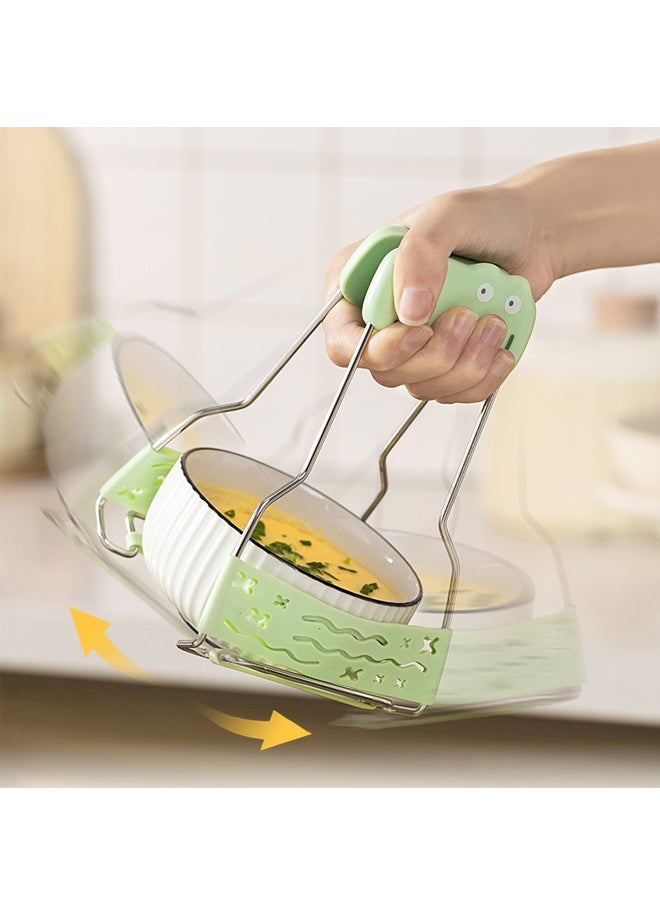 هومستر الصفيحة الساخنة مقبض,الصفيحة الساخنة طبق المقبض,لوحة رفع البخار,لوحة مقبض اللسان,مطبخ مكافحة الحرارة المقبض ,الفولاذ المقاوم للصدأ وعاء المقبض حامل - Image 5