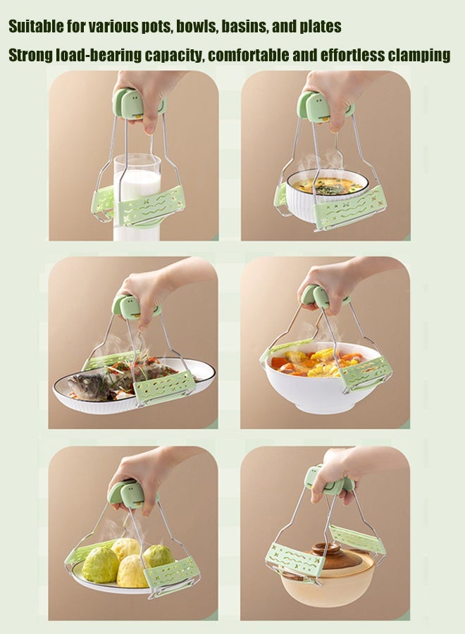 هومستر الصفيحة الساخنة مقبض,الصفيحة الساخنة طبق المقبض,لوحة رفع البخار,لوحة مقبض اللسان,مطبخ مكافحة الحرارة المقبض ,الفولاذ المقاوم للصدأ وعاء المقبض حامل - Image 3