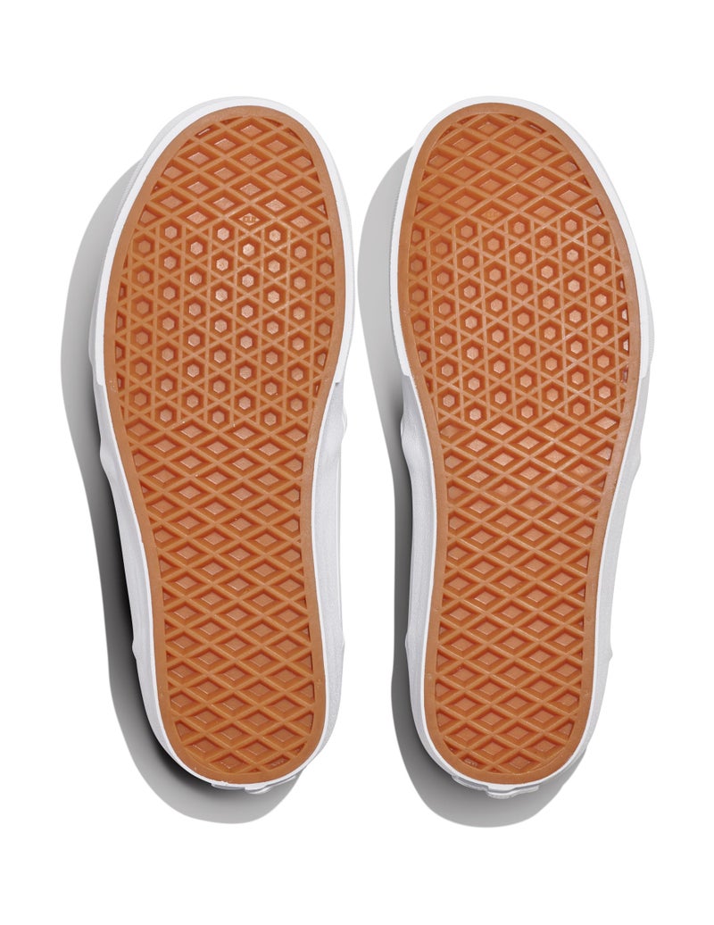 Vans Women's Atwood Shoe - Low-Top Fashion Sneakers for Work & Everyday Wear. Canvas White. 7.5 - Image 4