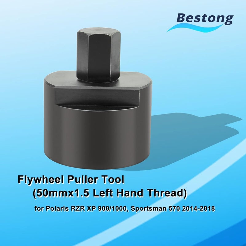 Bestong Flywheel Puller Tool LH 50mm 1.5 Compatible with Polaris RZR/RZR 4 XP 900 1000 Ranger 570 / Sportsman 570 - Image 2