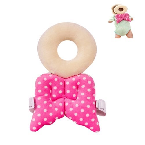 Futaba Drop Resistance Head Protection O-Shaped Baby Pillow - Pink - Image 1