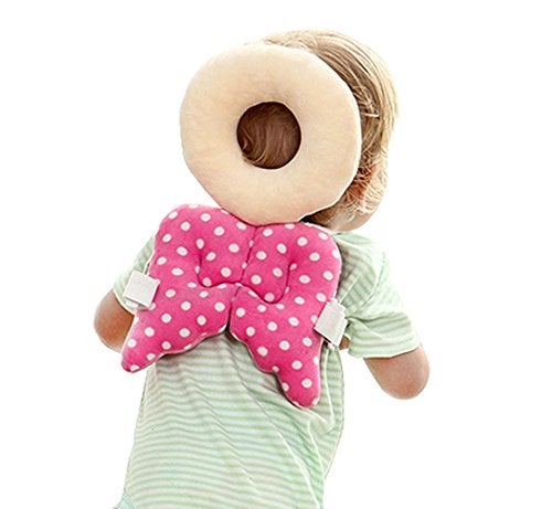Futaba Drop Resistance Head Protection O-Shaped Baby Pillow - Pink - Image 3