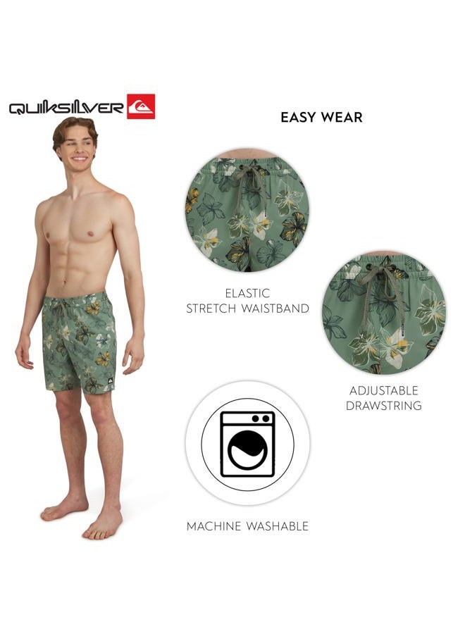 QUIKSILVER Men's Swimwear Regular Fit Stretchable Comfort Liner Swim Trunks (S-XXL) - Image 4