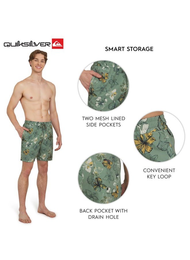 QUIKSILVER Men's Swimwear Regular Fit Stretchable Comfort Liner Swim Trunks (S-XXL) - Image 5