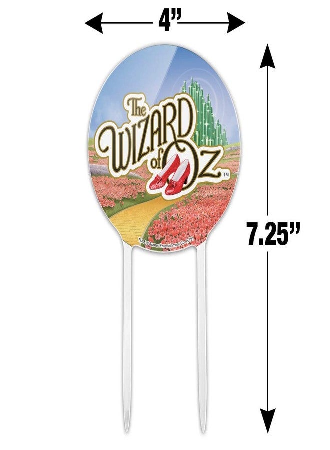GRAPHICS & MORE Acrylic The Wizard of Oz Ruby Slippers Logo Cake Topper Party Decoration for Wedding Anniversary Birthday Graduation - Image 2
