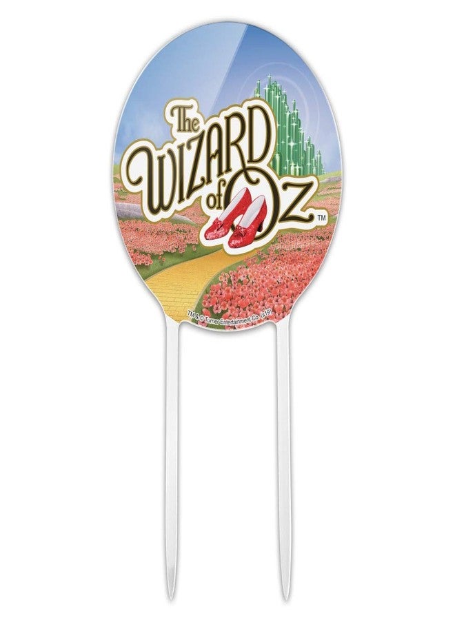 GRAPHICS & MORE Acrylic The Wizard of Oz Ruby Slippers Logo Cake Topper Party Decoration for Wedding Anniversary Birthday Graduation - Image 1