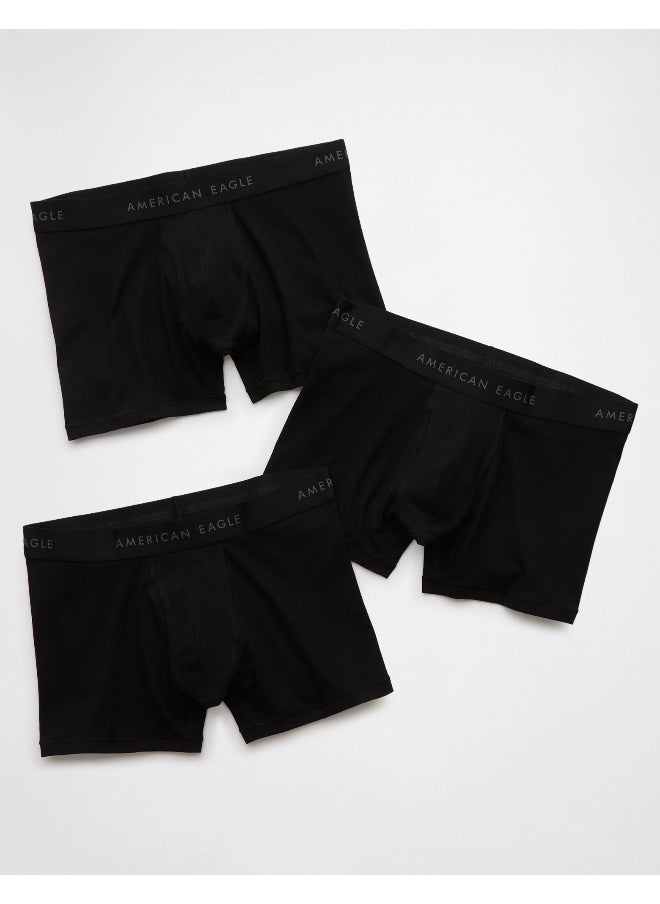 American Eagle AEO Men's 4.5" Classic Boxer Brief 3-Pack  - Image 1