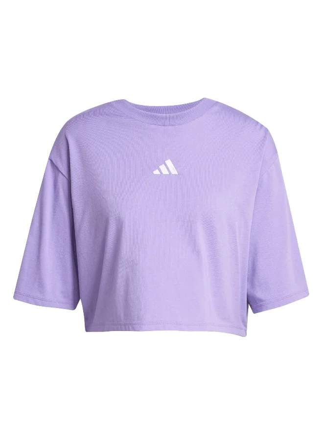Adidas adidas essentials 3-stripes cotton loose women t-shirt